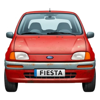 Ford fiesta 1998 MK4 old sticker