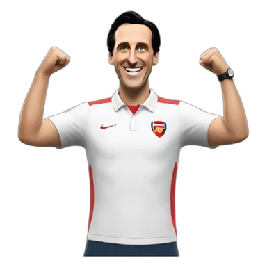 Happy Unai emery sticker