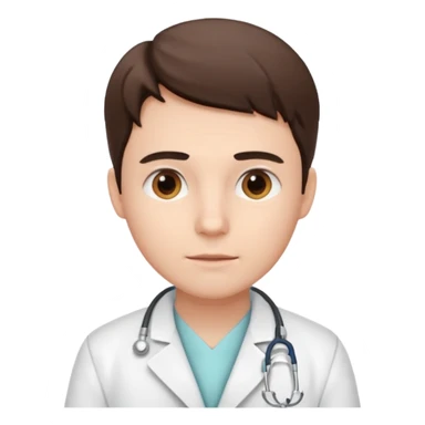 GENERA UN GIOVANE DENTISTA CHE PENSA sticker