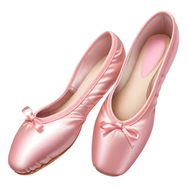 Pink ballet pointe shoes sticker