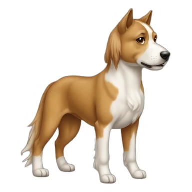 chien qui fait du cheval sticker