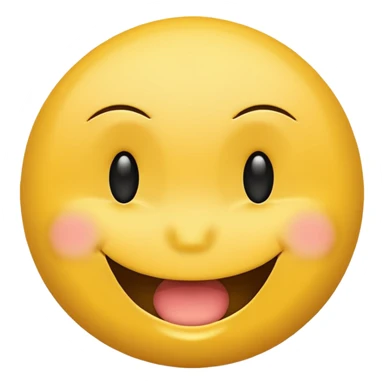 Smiley emoji teasing sticker