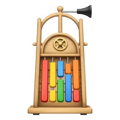 wooden glockenspiel sticker