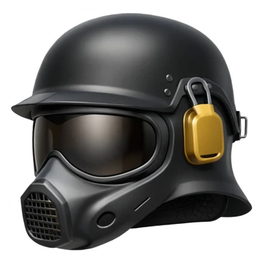 Üstünde (PUBG)yazan bir kask yap sticker