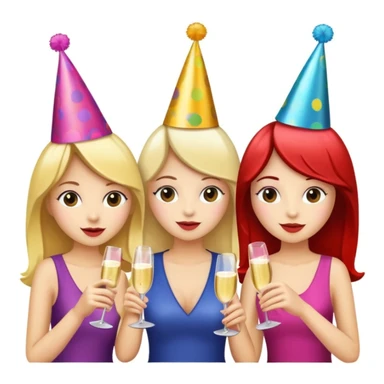 girls party in club sticker