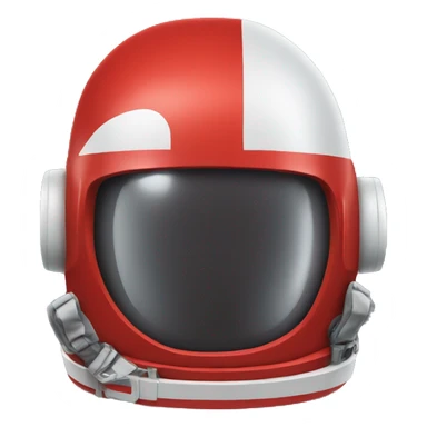 red astronaut helmet sticker