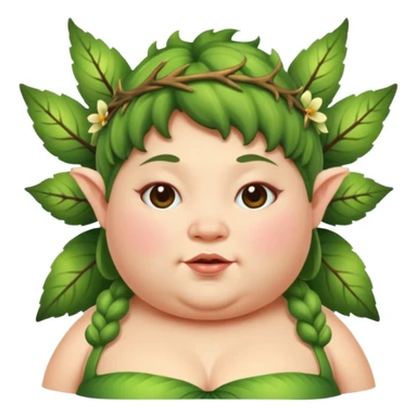 Fat Forest Fairy sticker