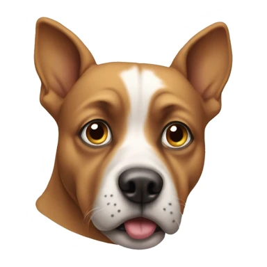 Grossed out dog sticker