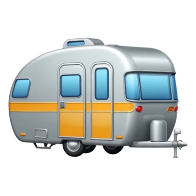 shiny caravan sticker