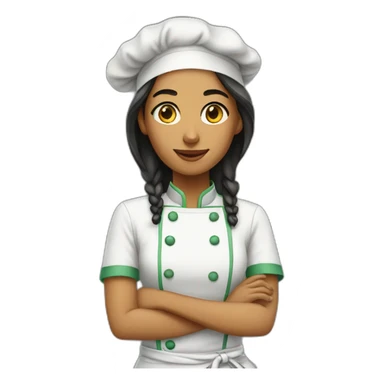 Femme qui cuisine sticker