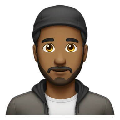 gangster man arabic sticker