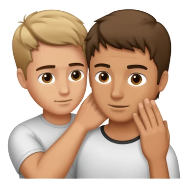 A hand grabbing a man’s hair rough sticker