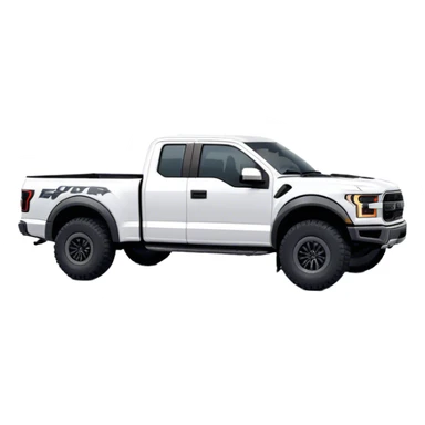Ford f150 Raptor - Ford (Model Year: 2024) (Iconic colour: White) sticker