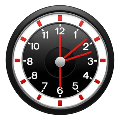 round twist timer with minute markings sticker