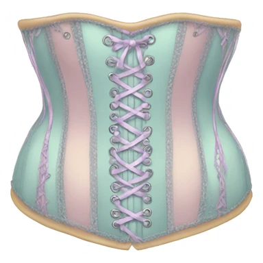 Pastel corset  sticker