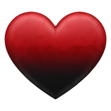 heart with a velvet ombre sticker