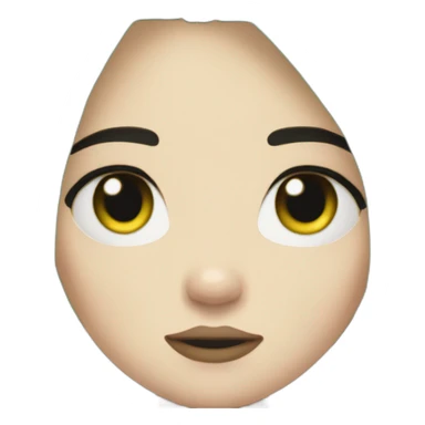 Billie eilish green and black hair sticker