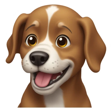 Dog 🤣 laughing 😂  sticker