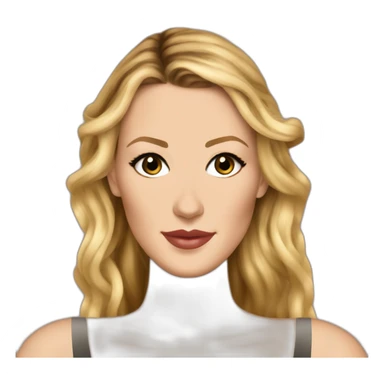 Blake lively, gossip girl sticker