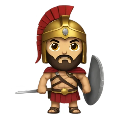 Leonidas of sparta sticker