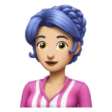 Lazytown stephanie sticker