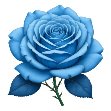 Rosa azul emoji sticker