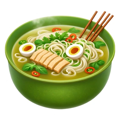Khmer Noodle Num Banh Jok green broth  sticker