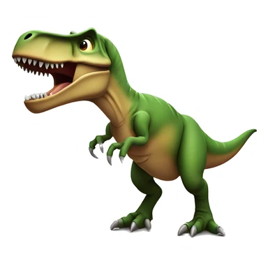 T-rex with a broken arm sticker