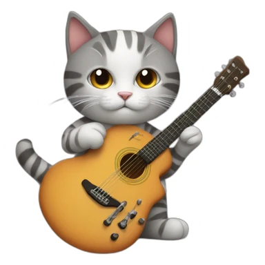 cat-with-guitar sticker