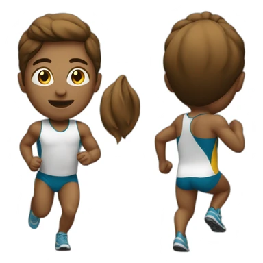 Starting a sprint run sticker