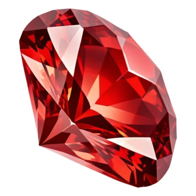 red diamond gem sticker