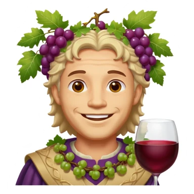 god of wine sticker