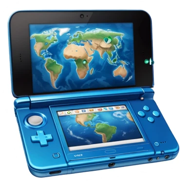 nintendo 3ds earth sticker