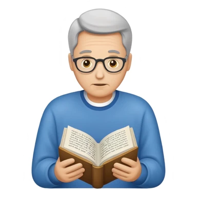 a man reads an obituary sticker