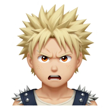 Katsuki Bakugo angry sticker