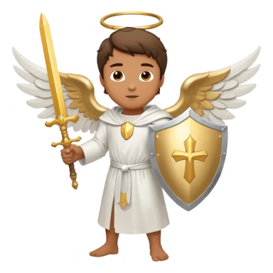 - 🛡️ Shield – symbolizing protection
- ⚔️ Sword – representing spiritual warfare
- 👼 Angel – the heavenly messenger
- ✨ Sparkles – highlighting his glory sticker