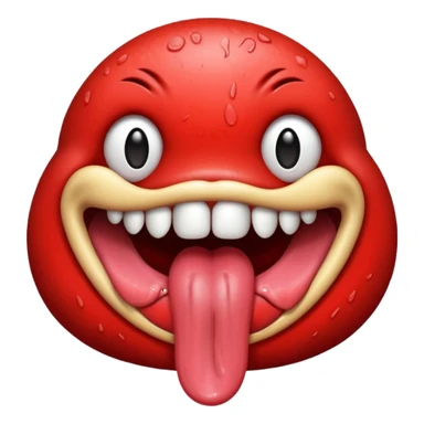 red tongue sticker