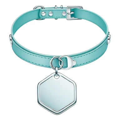 Tiffany big chain silver tag choker necklace “return to Tiffany” sticker