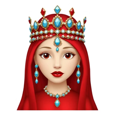  portrait of a Renaissance woman sticker