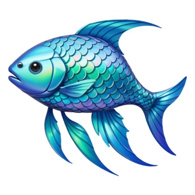 High resolution of  full body fish without distorted , extra hybrid sticker
