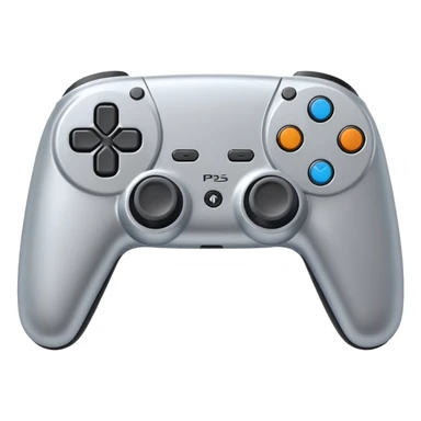 joystick ps5 colore argento sticker