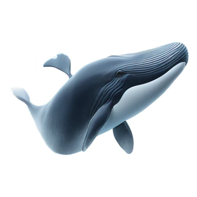 Whale blowing kisses sticker