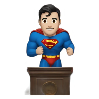superman-and-political-pulpit  sticker