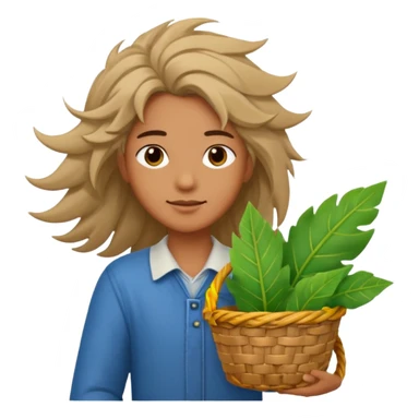 Breeze + leaf basket,Sky Gardener. sticker
