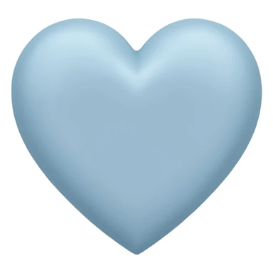 pastel dusty blue heart sticker