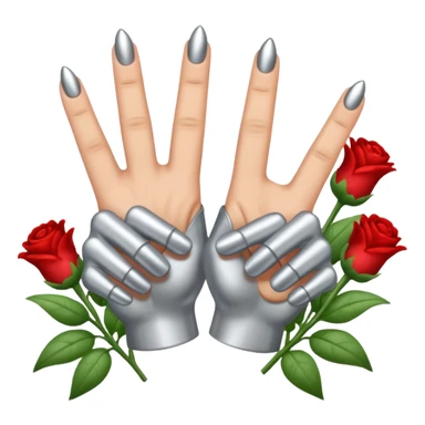 💐 and middle fingers remove the person sticker