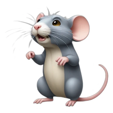 Rat qui a fumer un petard sticker