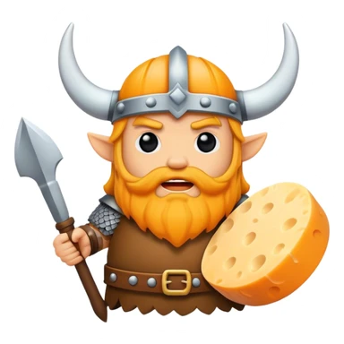Cheddar Cheese Viking sticker