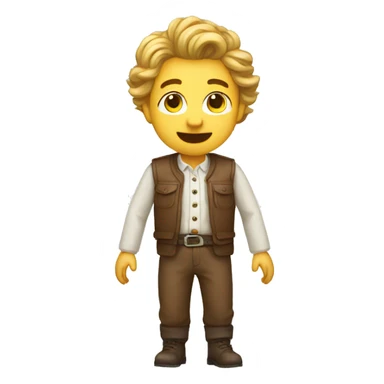 person yodeling sticker