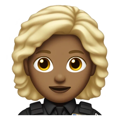 swat officer white skin and dirty blonde hair sticker